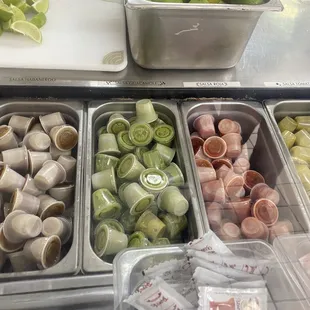 4/13/23 (thu): The sauces - habanero, guacamole, roja &amp; tomatillo!