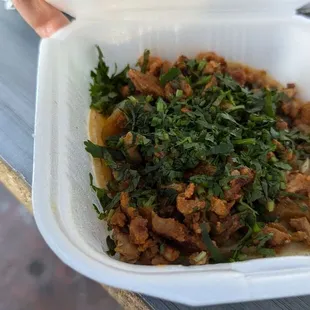 Adoboda Street Taco no onions