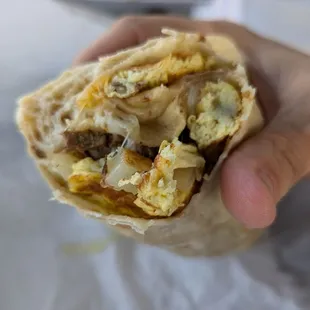 Breakfast burrito