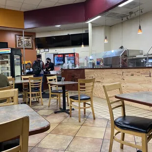 sushi and sashimi, interior