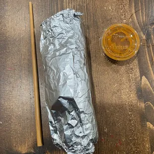 Regular burrito size