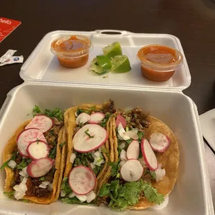 3 tacos