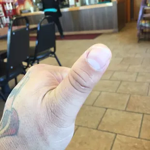 When nobody speaks English you know it's good