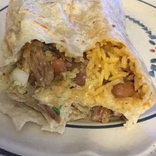 Chile Verde Super Burrito
