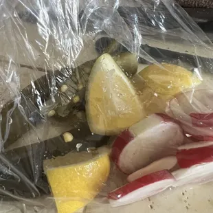 The condiments are fresh and tasty!!