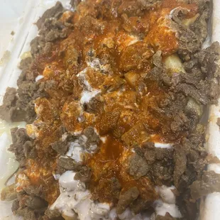 Asada Fries no onions