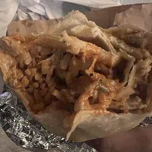 Al pastor Burrito Supreme