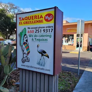 a sign for a mexican restaurant