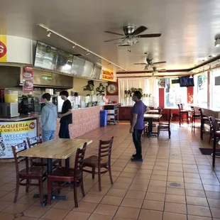 the interior of a restaurant