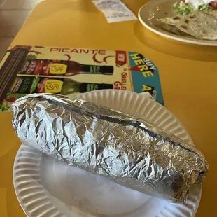 Absolutely ginormous burrito