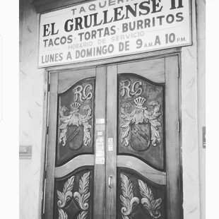 Beautiful wooden doors