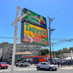 a sign for a mexican restaurant