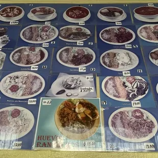 Zoom in to see names of dishes &amp; the prices!