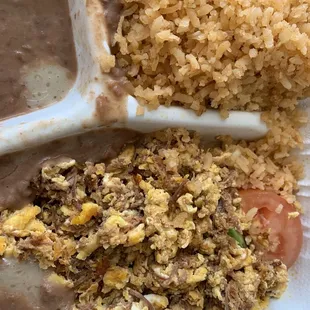 Machaca con Huevos