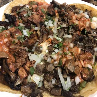 Tacos! Al pastor and carne asada!