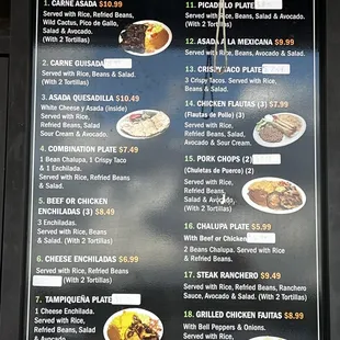 Price increase for plates