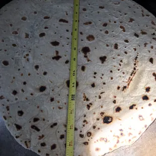 16" Homemade Flour Tortilla