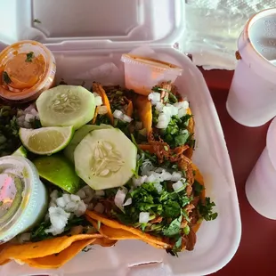 6 Tacos with Birria (AMAZING)
