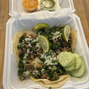Tacos de asada