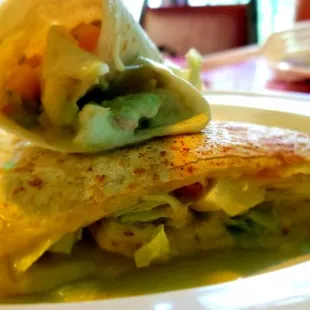 Vegetarian quesadilla