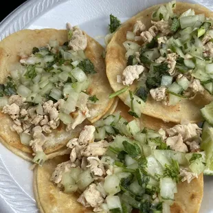 Chicken tacos