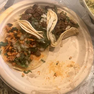 Tacos , carne asada , chicken