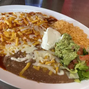 Enchiladas Plate