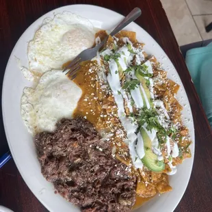 Chilaquiles plate!