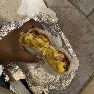 Breakfast burrito