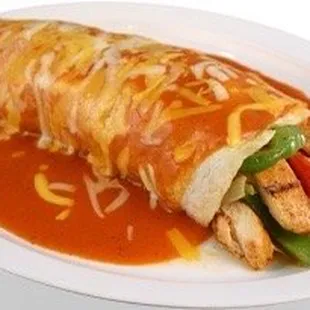 Fajita burrito