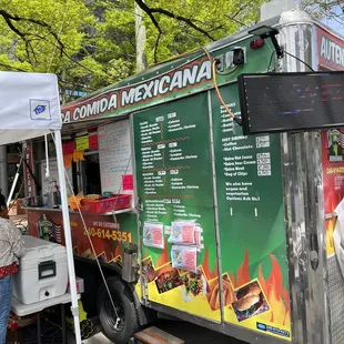 a mexican food truck