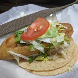 Chile relleno taco...super good! No stem and lots of cheese!