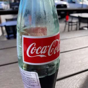 a bottle of coca cola