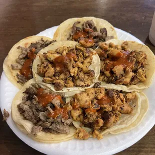 Tacos de Pollo y Asada