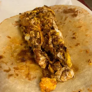 Chorizo taco