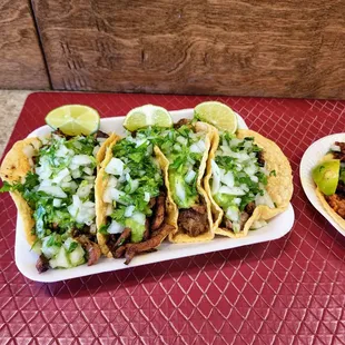 Carnitas and Al Pastor Tacos