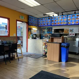 the interior of a restaurant