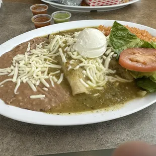 60. Enchiladas Verde