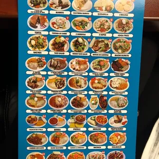 a poster of mexican food