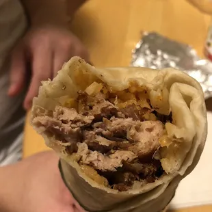 Carnitas burrito