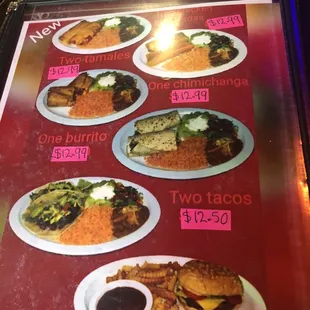 ramen and noodles, menu