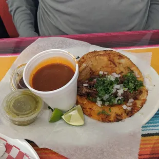 Taco birria