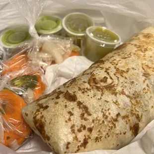 Asada burrito