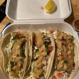 Fish Taco Plate