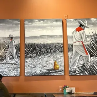 a man sitting at a table