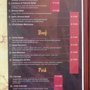 Taqueria El Maguey Restaurant Menu