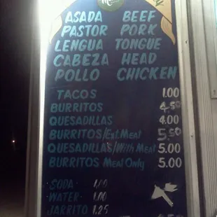 Menu!