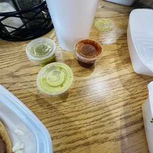 Salsa and fresh juice