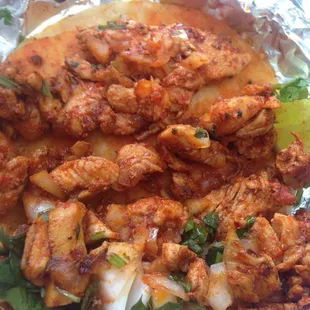 a close up of a taqueria