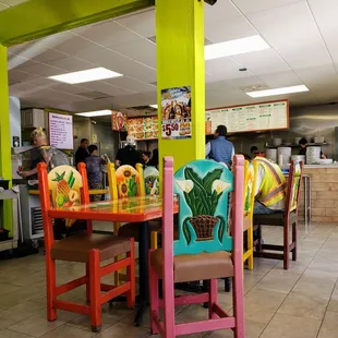 Seating Area at El Metate Taqueria